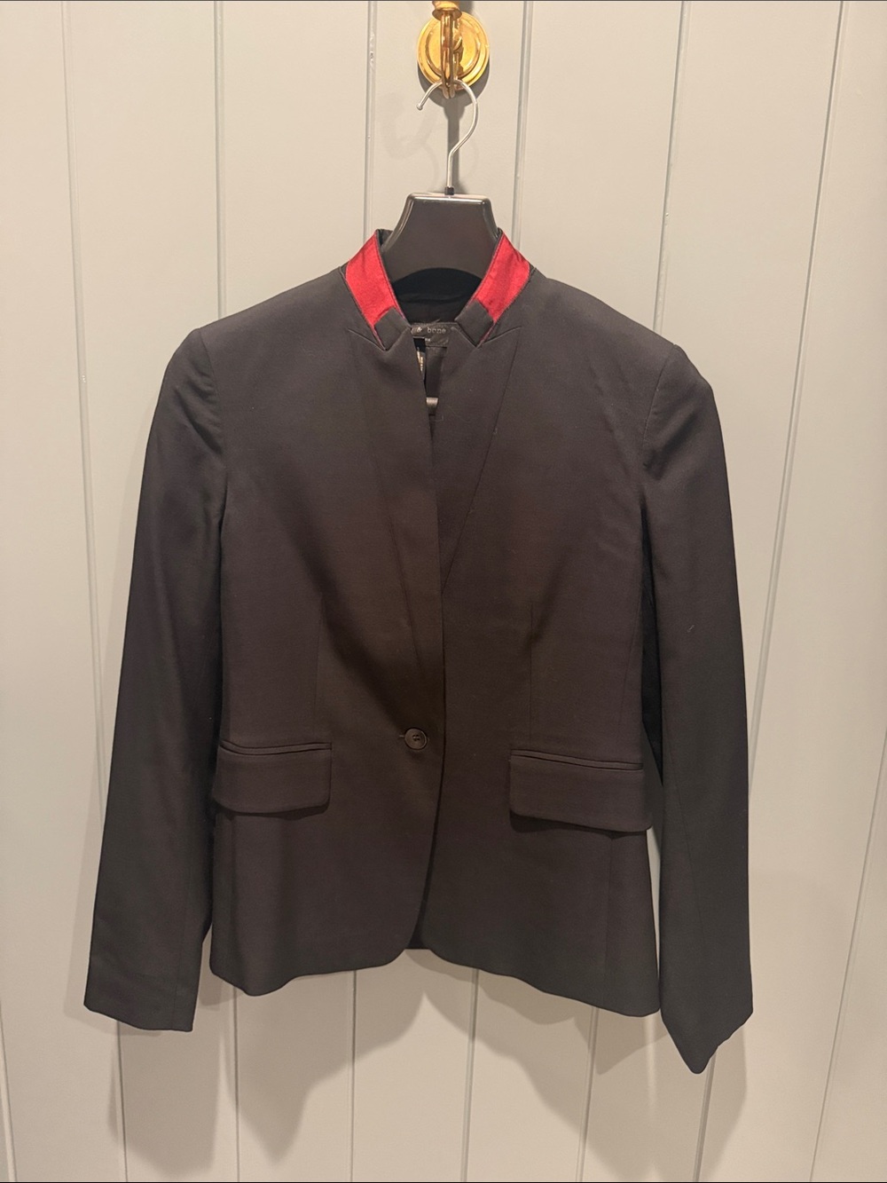 Rag & Bone Women’s Black Blazer with Red Trim